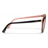 Prada - Occhiali Phantos Alternative fit - Nero Rosa - Prada Collection - Occhiali da Sole - Prada Eyewear