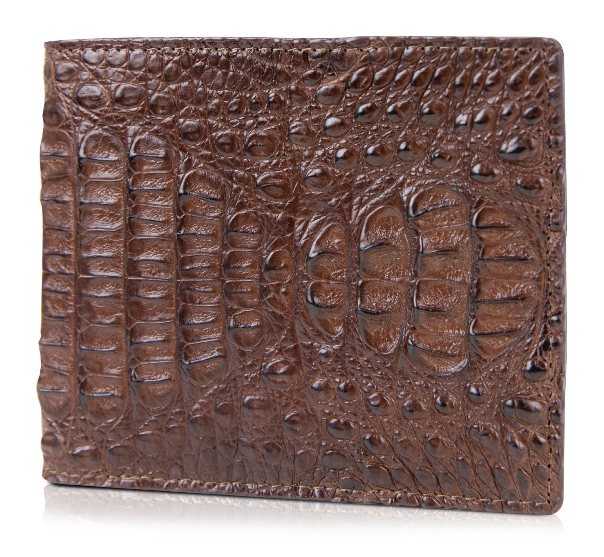 Da Milano Ostrich Leather Brown Money Clip : : Bags, Wallets and  Luggage