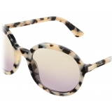 Prada - Round Sunglasses - Cameo Beige Tortoiseshell - Prada Collection - Sunglasses - Prada Eyewear