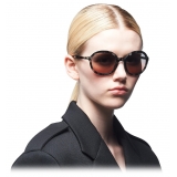 Prada - Round Sunglasses - Opalescent Gray Tortoiseshell - Prada Collection - Sunglasses - Prada Eyewear