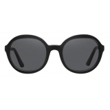 Prada - Occhiali Rotondi - Nero - Prada Collection - Occhiali da Sole - Prada Eyewear