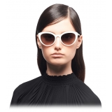 Prada - Occhiali Cat-Eye - Avorio - Prada Collection - Occhiali da Sole - Prada Eyewear