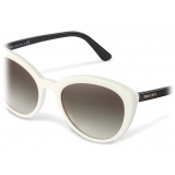 Prada - Cat Eye Sunglasses - Ivory - Prada Collection - Sunglasses - Prada Eyewear