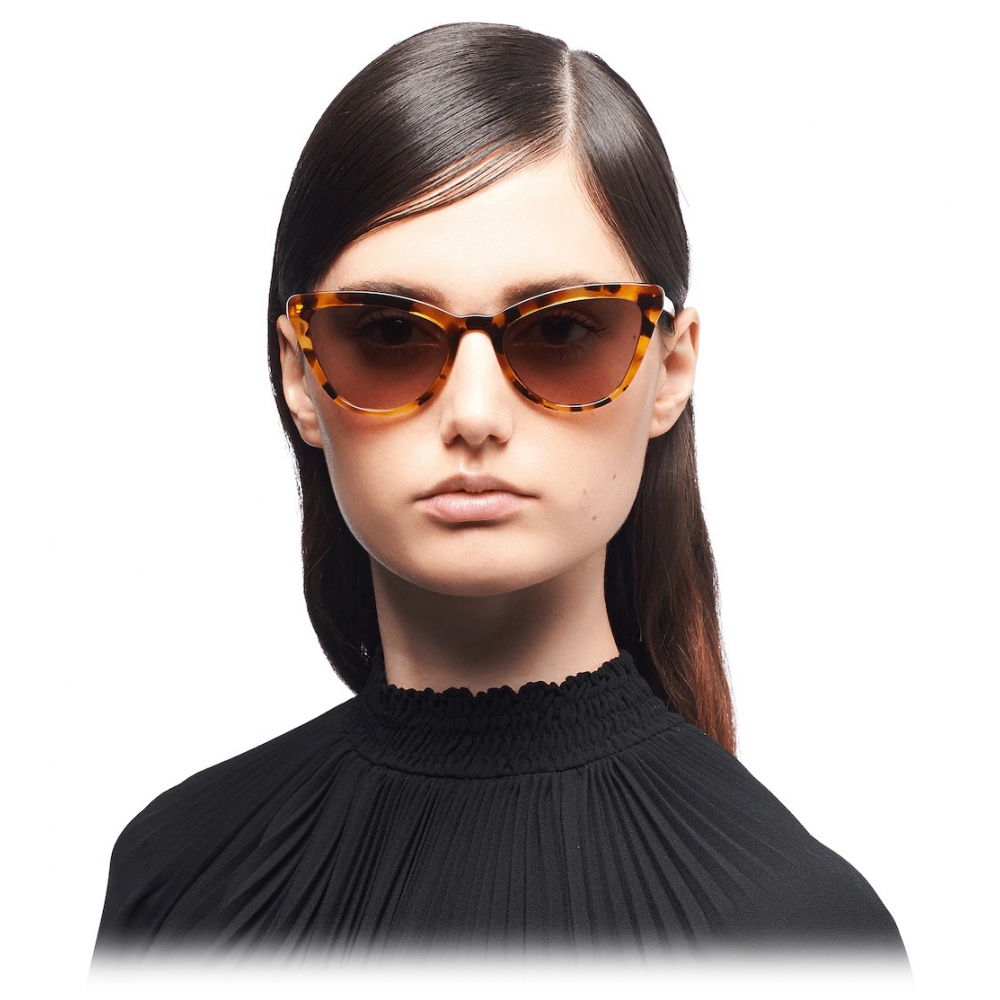 Prada - Cat Eye Sunglasses - Spotted Tortoiseshell - Prada Collection - Sunglasses - Prada 