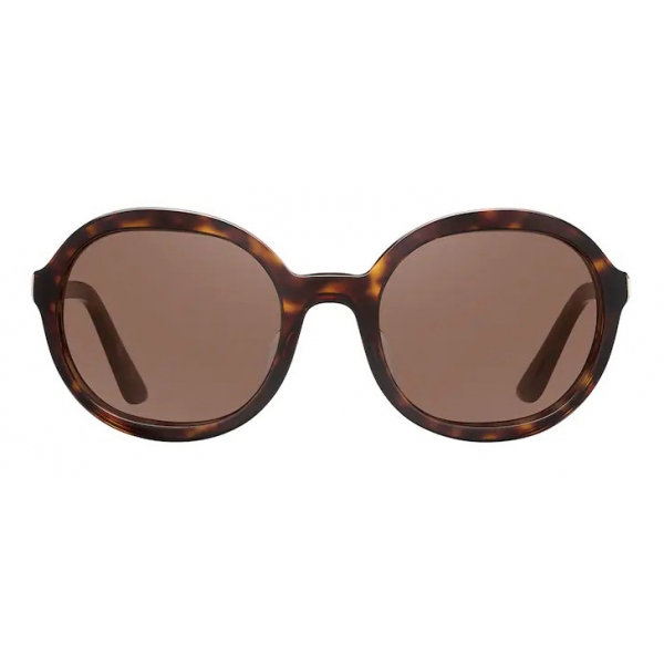 Prada - Round Sunglasses Alternative fit - Opalescent Gray Tortoiseshell - Prada Collection - Sunglasses - Prada Eyewear