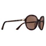 Prada - Round Sunglasses Alternative fit - Opalescent Gray Tortoiseshell - Prada Collection - Sunglasses - Prada Eyewear