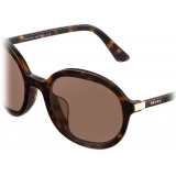 Prada - Round Sunglasses Alternative fit - Opalescent Gray Tortoiseshell - Prada Collection - Sunglasses - Prada Eyewear