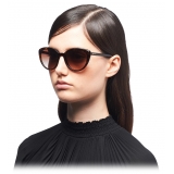 Prada - Round Sunglasses Alternative Fit - Black - Prada Collection - Sunglasses - Prada Eyewear