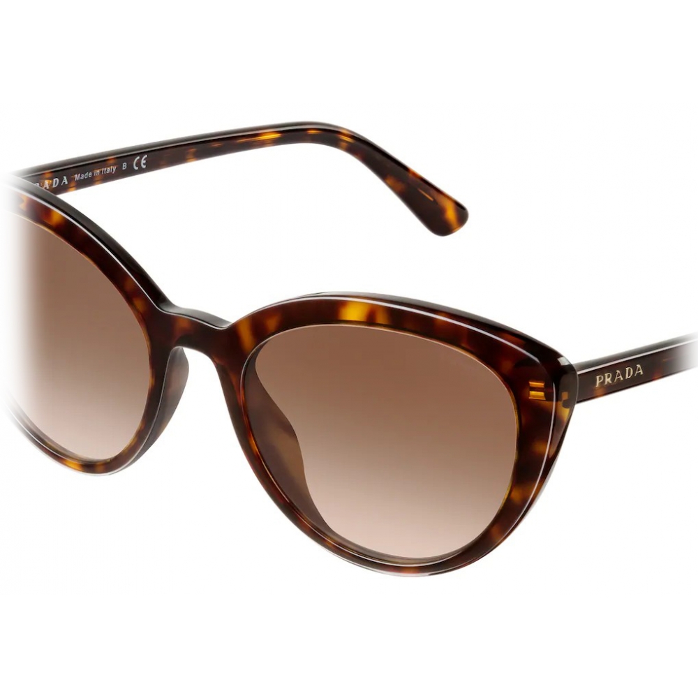 Prada Cat Eye Sunglasses Alternative Fit Tortoiseshell Prada Collection Sunglasses