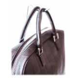 Vittorio Martire - Business Bag in Vera Pelle di Alligatore - Marrone - Borsa Artigianale Italiana - Alta Qualità Luxury