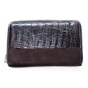 Vittorio Martire - Document Holder in Real Crocodile Leather - Black - Italian Handmade - Luxury High Quality