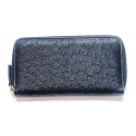 Vittorio Martire - Document Holder in Real Ostrich Leather - Black - Italian Handmade - Luxury High Quality