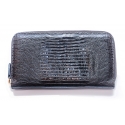 Vittorio Martire - Document Holder in Real Lizard Leather - Black - Italian Handmade - Luxury High Quality