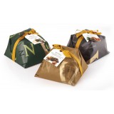 Vincente Delicacies - Big Panettone Covered with White Chocolate with Sicilian Pistachio - Fastuka - Hand Wrapped Artisan