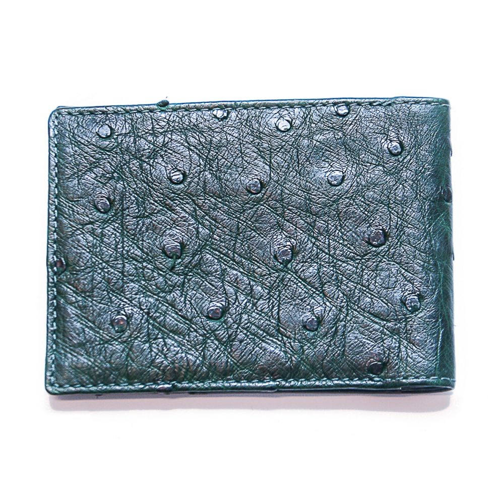 Luxury Mens Ostrich Leather Wallet - Real Mens Wallets