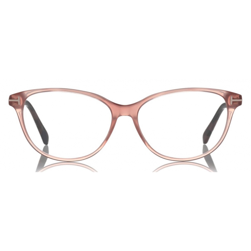 Tom Ford - Cat-Eye Optical Glasses - Cat-Eye Acetate Optical Glasses - Pink  Clear - FT5421 - Optical Glasses - Tom Ford Eyewear - Avvenice