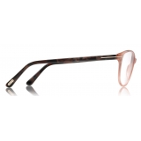 Tom Ford - Cat-Eye Optical Glasses - Occhiali Cat-Eye in Acetato - Rosa Chiaro - FT5421 - Occhiali da Vista - Tom Ford Eyewear