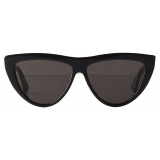 Bottega Veneta - Acetate Teardrop Sunglasses - Black Grey - Sunglasses - Bottega Veneta Eyewear