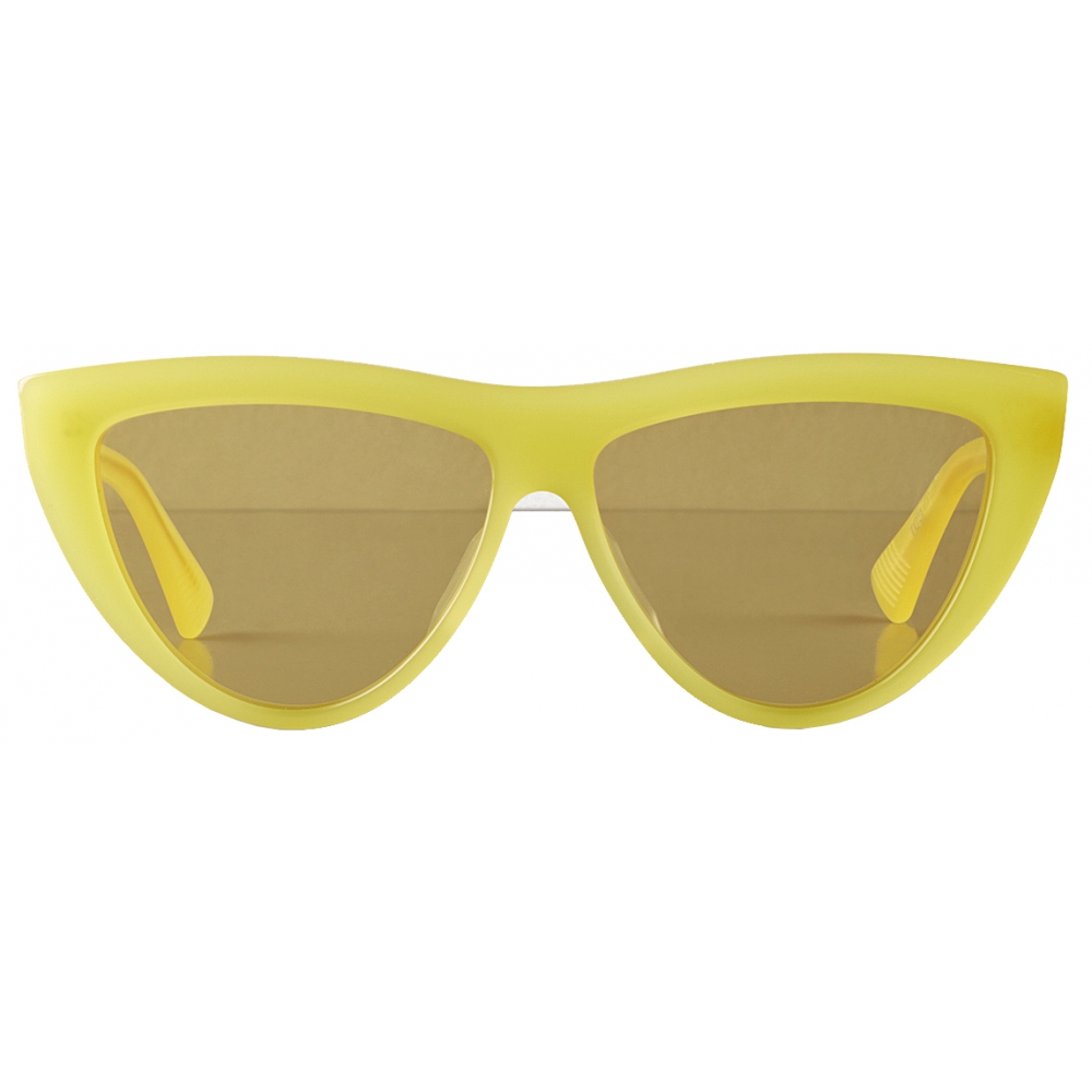 Bottega Veneta Cat-eye Acetate Sunglasses in Yellow