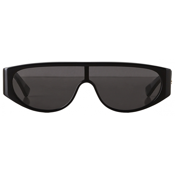 Bottega Veneta - Acetate Mask Sunglasses - Black Grey - Sunglasses - Bottega Veneta Eyewear