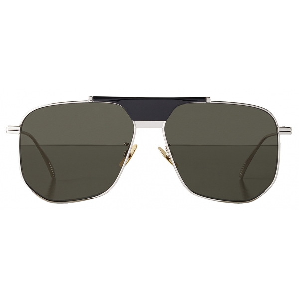 Bottega Veneta - Metal Aviator Sunglasses - Gold Green - Sunglasses - Bottega  Veneta Eyewear - Avvenice