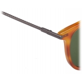 Bottega Veneta - Square Sunglasses - Havana Green - Sunglasses - Bottega Veneta Eyewear