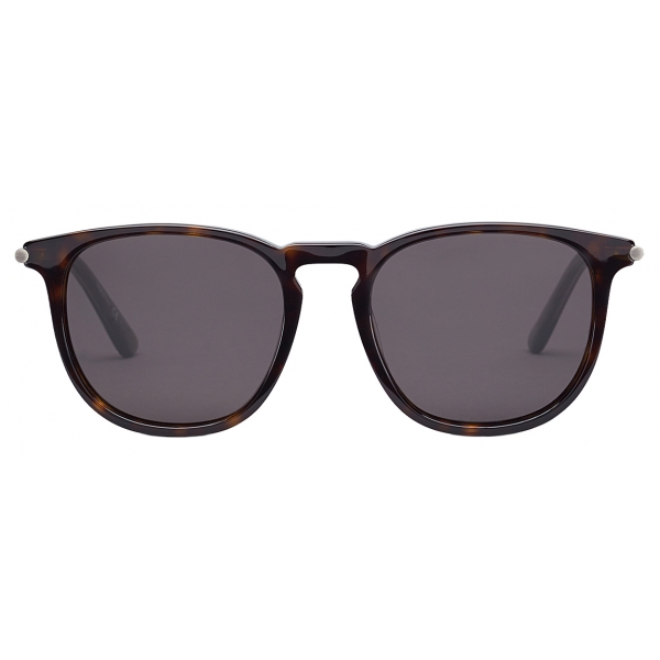 Bottega Veneta - Square Sunglasses - Black Grey Brown - Sunglasses - Bottega Veneta Eyewear