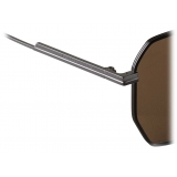 Bottega Veneta - Metal Aviator Sunglasses - Black - Sunglasses - Bottega Veneta Eyewear