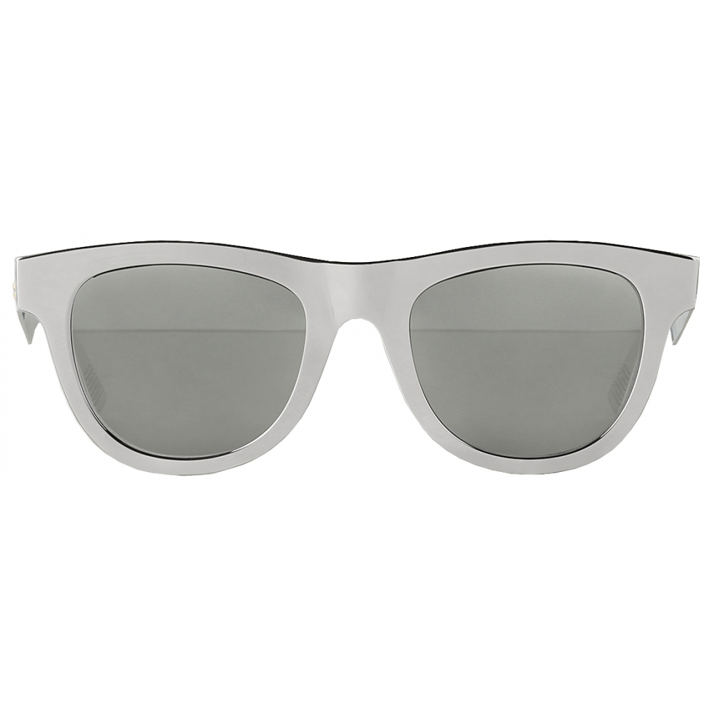 Bottega Veneta - Aluminium Classic D-Frame Sunglasses - SIlver ...