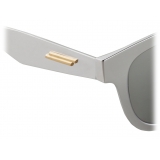 Bottega Veneta - Aluminium Classic D-Frame Sunglasses - SIlver - Sunglasses - Bottega Veneta Eyewear