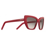Prada - Prada Postcard - Cat Eye Sunglasses - Ruby Red - Prada Collection - Sunglasses - Prada Eyewear