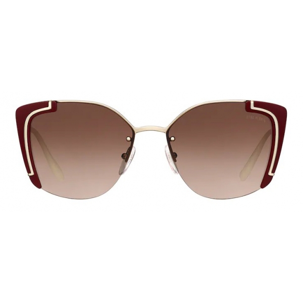 Prada - Prada Ornate Collection - Occhiali Contemporary - Marrone Oro Palido - Occhiali da Sole - Prada Eyewear