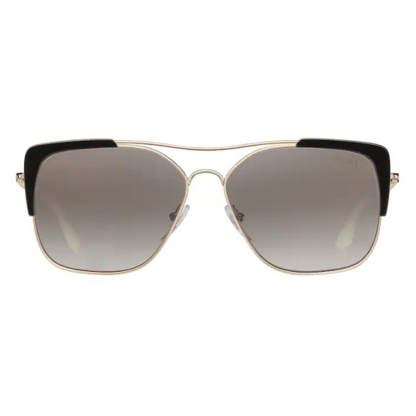 Prada - Prada Eyewear Collection - Occhiali Squadrati - Nero Oro Palido - Prada Collection - Occhiali da Sole - Prada Eyewear