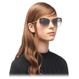 Prada - Prada Eyewear - Square Sunglasses - Black Pale Gold - Prada Collection - Sunglasses - Prada Eyewear