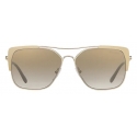 Prada - Prada Eyewear Collection - Occhiali Squadrati - Avorio Oro Palido - Occhiali da Sole - Prada Eyewear