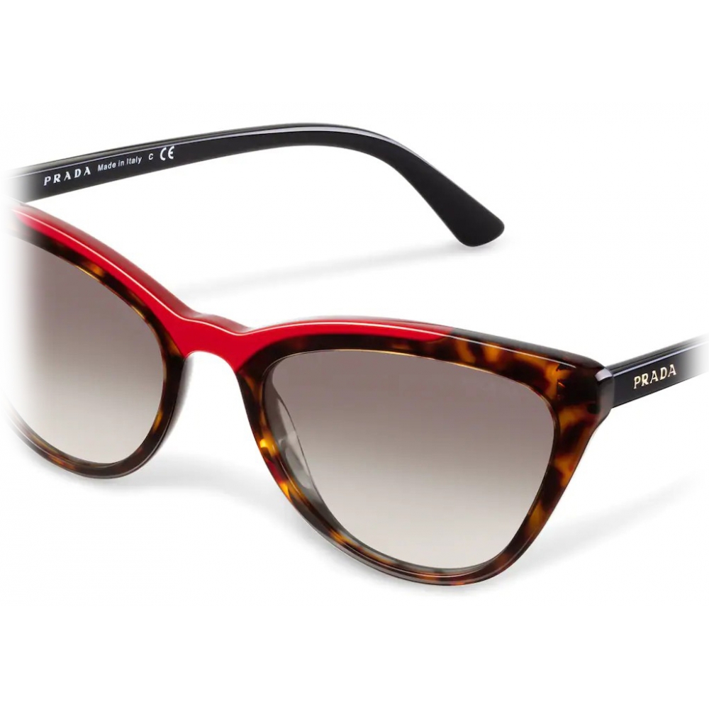Prada - Prada Ultravox - Cat Eye Sunglasses - Red Tortoiseshell - Prada ...