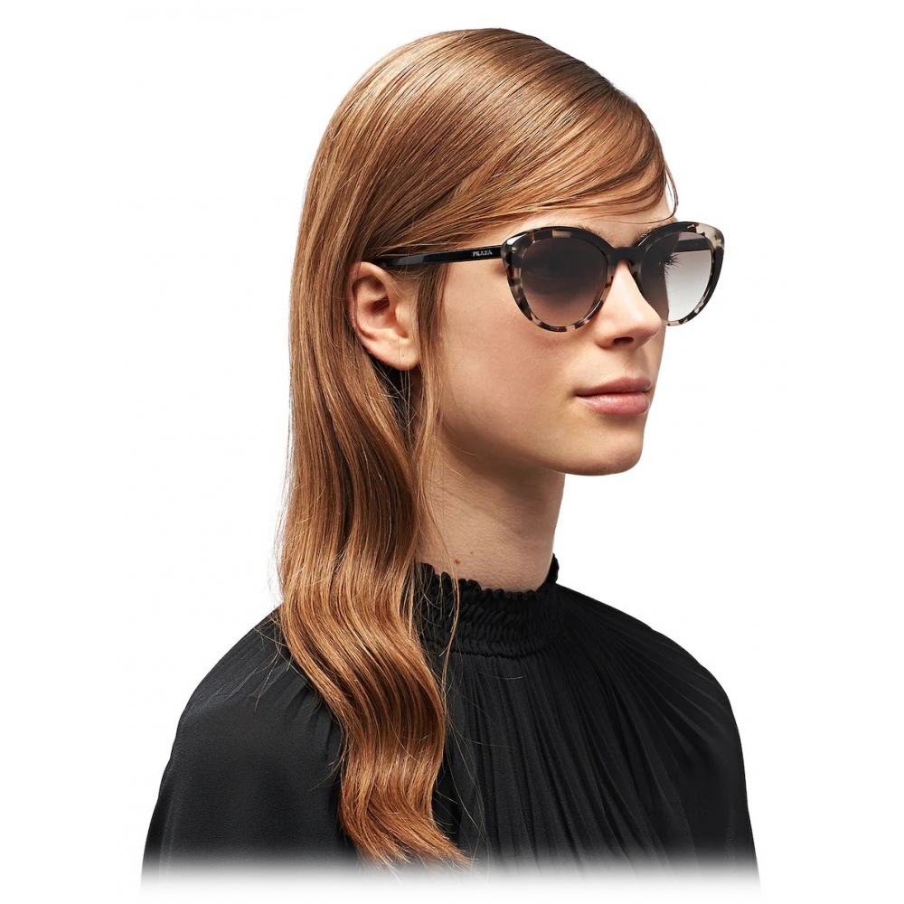 Prada - Prada Ultravox - Cat Eye Sunglasses Alternative fit - Cameo Beige  Tortoiseshell - Sunglasses - Prada Eyewear - Avvenice
