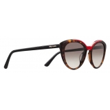 Prada - Prada Ultravox - Cat Eye Sunglasses Alternative fit - Red Tortoiseshell - Sunglasses - Prada Eyewear