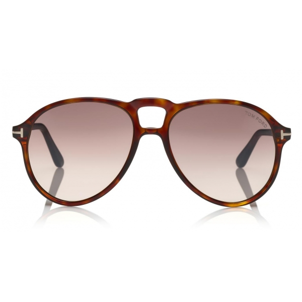 Tom Ford - Lennon Sunglasses - Occhiali da Sole Pilot in Acetato - FT0645 - Havana - Tom Ford Eyewear