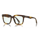 Tom Ford - Fausto Sunglasses - Occhiali da Sole in Acetato Rettangolari - FT0646 - Havana - Tom Ford Eyewear