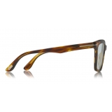 Tom Ford - Fausto Sunglasses - Soft Rectangular Acetate Sunglasses - FT0646 - Havana - Tom Ford Eyewear