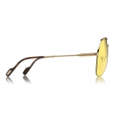 Tom Ford - Wilder Sunglasses - Pilot Acetate Sunglasses - FT0644 - Yellow - Tom Ford Eyewear