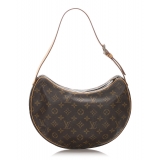 Louis Vuitton Vintage - Monogram Croissant MM Bag - Brown - Monogram Canvas and Leather Handbag - Luxury High Quality