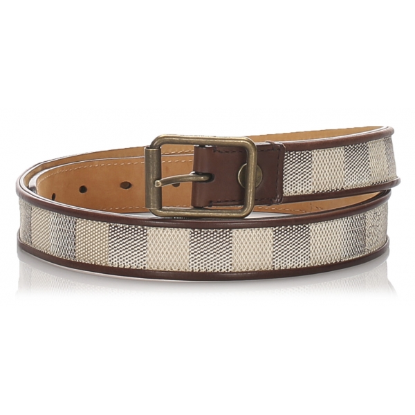 Louis Vuitton Vintage - LV Cup Nylon Belt - Gray - Fabric and
