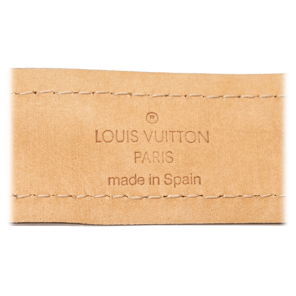 Louis Vuitton Vintage - Damier Graphie Initiales Belt - Black Gray - Leather  Belt - Luxury High Quality - Avvenice