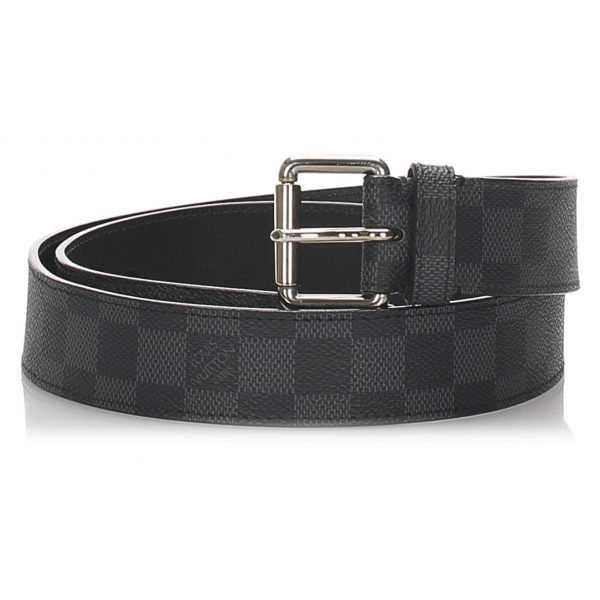 Louis Vuitton Vintage - Damier Graphite City Belt - Nero Blu