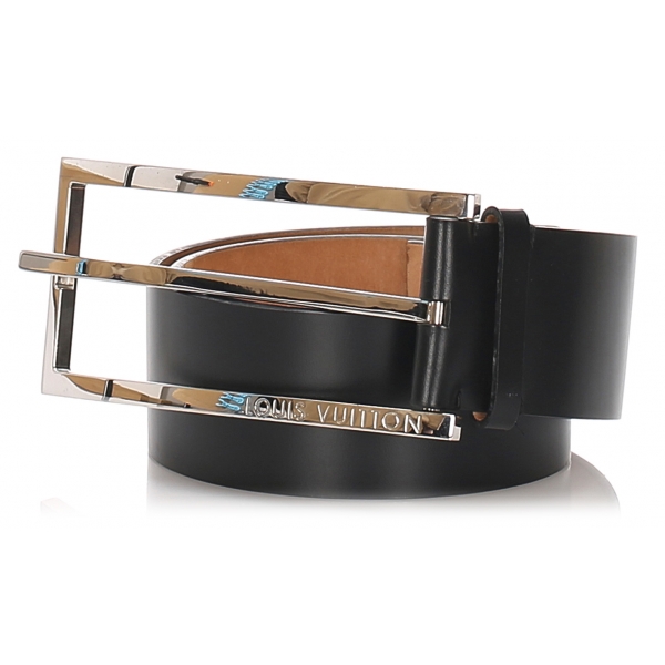 Louis Vuitton Vintage - Black - Leather Belt - Luxury High Quality - Avvenice