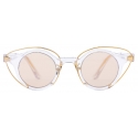 Kuboraum - Mask N10 - Crystal- N10 CR - Sunglasses - Kuboraum Eyewear