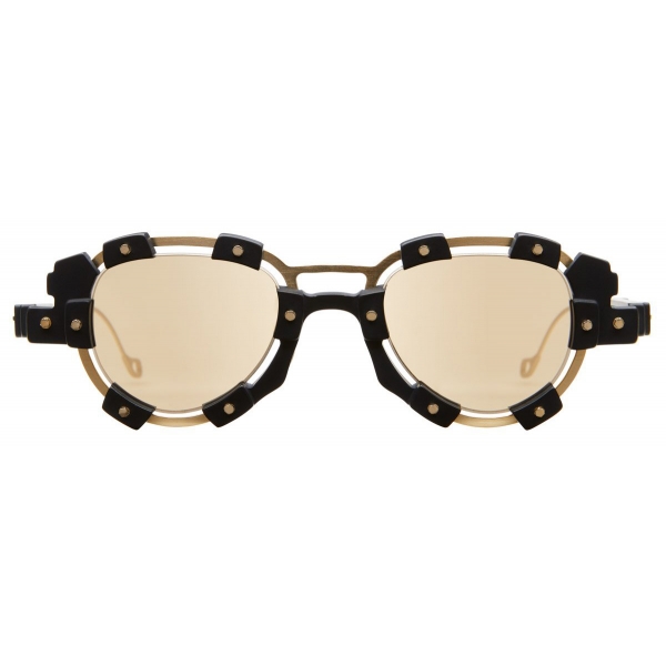 Kuboraum - Mask V2 - Black & Gold - V2 GB - Sunglasses - Kuboraum Eyewear