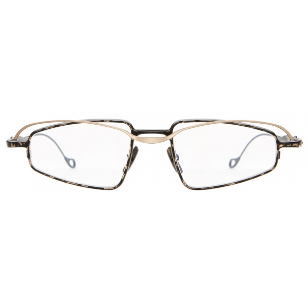 Kuboraum - Mask H73 - Black & Gold - H73 GB - Optical Glasses - Kuboraum Eyewear